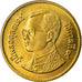 Coin, Thailand, Rama IX, 50 Satang = 1/2 Baht, 2005, MS(64), Aluminum-Bronze