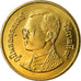 Moneta, Thailandia, Rama IX, 50 Satang = 1/2 Baht, 2005, FDC, Alluminio-bronzo