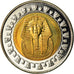 Coin, Egypt, Pound, 2007/AH1428, Cairo, MS(64), Bi-Metallic, KM:940a