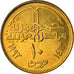 Monnaie, Égypte, 10 Piastres, 1992, SPL, Laiton, KM:732