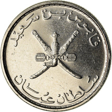 Münze, Oman, Qabus bin Sa'id, 25 Baisa, 2008, British Royal Mint, UNZ, Nickel