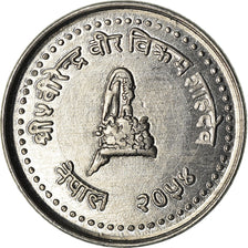 Münze, Nepal, SHAH DYNASTY, Birendra Bir Bikram, 10 Paisa, 1997, UNZ+