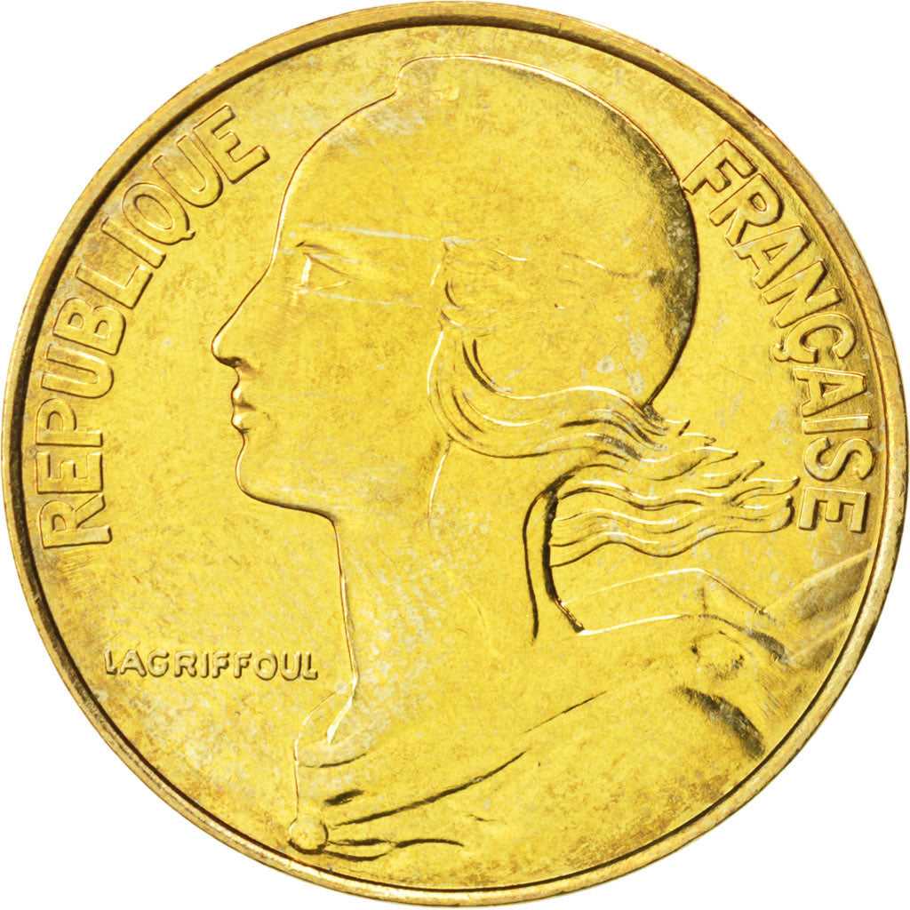 FRANCE, Marianne, 20 Centimes, 1999, Paris, KM #930, MS(63), Aluminum-Bronze,...