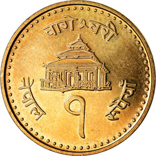 Coin, Nepal, SHAH DYNASTY, Gyanendra Bir Bikram, Rupee, 2004, Kathmandu, MS(63)