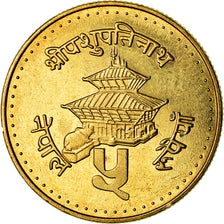 Coin, Nepal, SHAH DYNASTY, Birendra Bir Bikram, 5 Rupee, 1996, Kathmandu