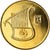 Moeda, Israel, 1/2 New Sheqel, 2006, MS(63), Alumínio-Bronze, KM:159