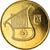 Moeda, Israel, 1/2 New Sheqel, 2006, MS(64), Alumínio-Bronze, KM:159
