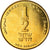 Moeda, Israel, 1/2 New Sheqel, 2006, MS(64), Alumínio-Bronze, KM:159
