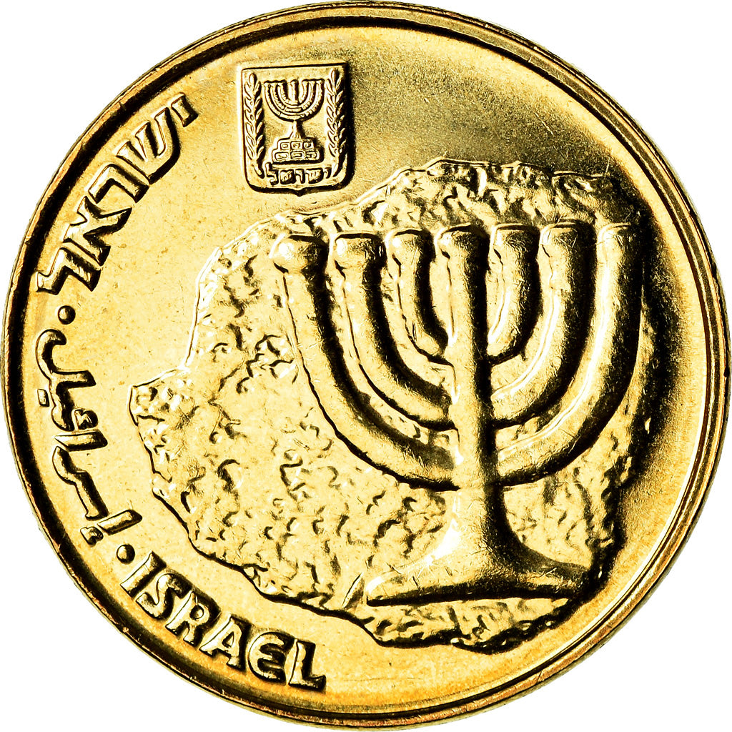 Coin, Israel, 10 Agorot, 2009, MS(63), Aluminum-Bronze, KM:158