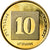 Coin, Israel, 10 Agorot, 2009, MS(63), Aluminum-Bronze, KM:158