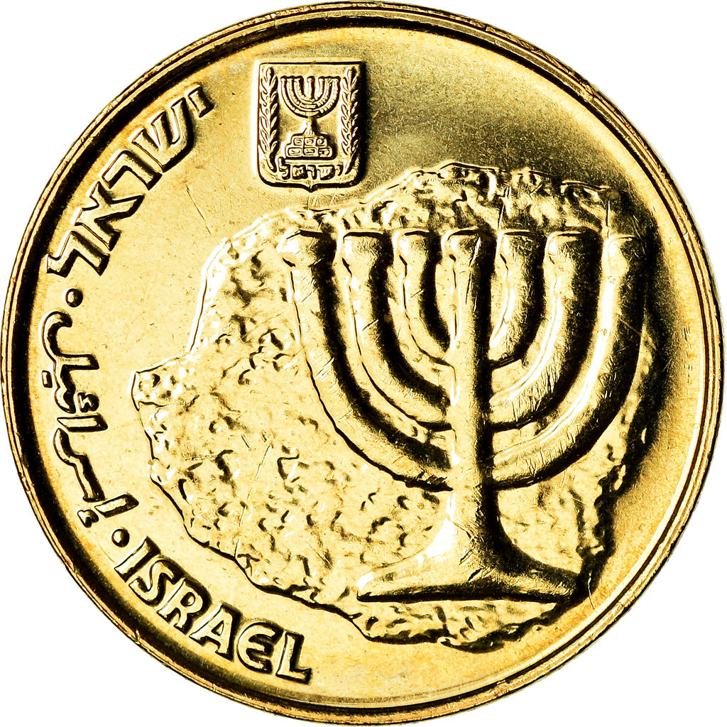 Münze, Israel, 10 Agorot, 2009, UNZ, Aluminum-Bronze, KM:158