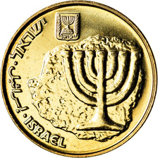 Coin, Israel, 10 Agorot, 2009, MS(64), Aluminum-Bronze, KM:158