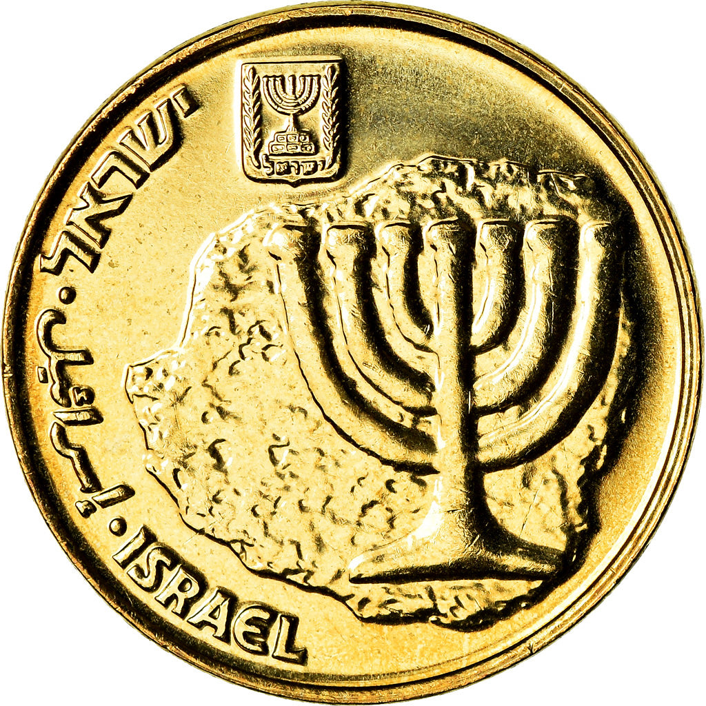 Coin, Israel, 10 Agorot, 2009, MS(60-62), Aluminum-Bronze, KM:158