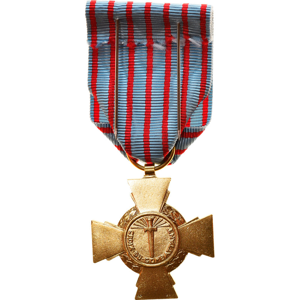 France, Croix du Combattant de 1914-1918, Médaille, Non circulé, Bronze, 36
