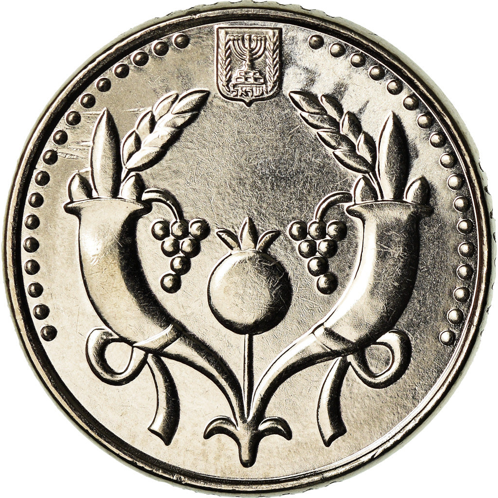 Coin, Israel, 2 New Sheqalim, 2008, Ultrech, MS(63), Nickel plated steel, KM:433