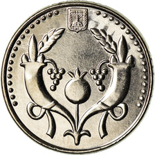 Coin, Israel, 2 New Sheqalim, 2008, Ultrech, MS(63), Nickel plated steel, KM:433
