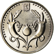 Moneta, Israele, 2 New Sheqalim, 2008, Ultrech, SPL+, Acciaio placcato nichel