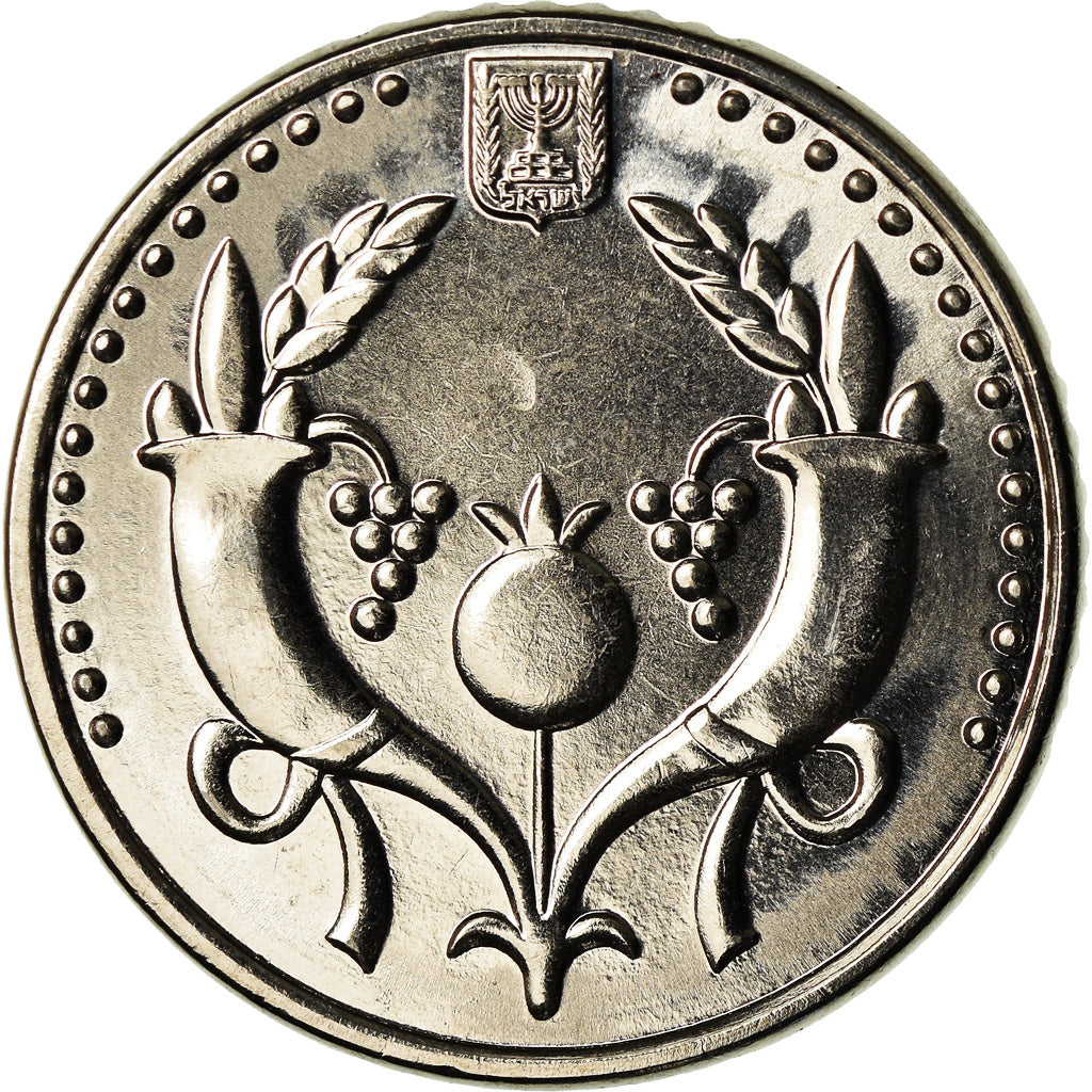 Munten, Israël, 2 New Sheqalim, 2008, Ultrech, UNC, Nickel plated steel, KM:433