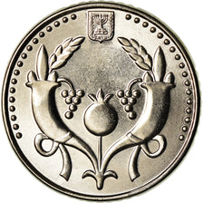 Moneta, Israel, 2 New Sheqalim, 2008, Ultrech, MS(60-62), Nickel platerowany