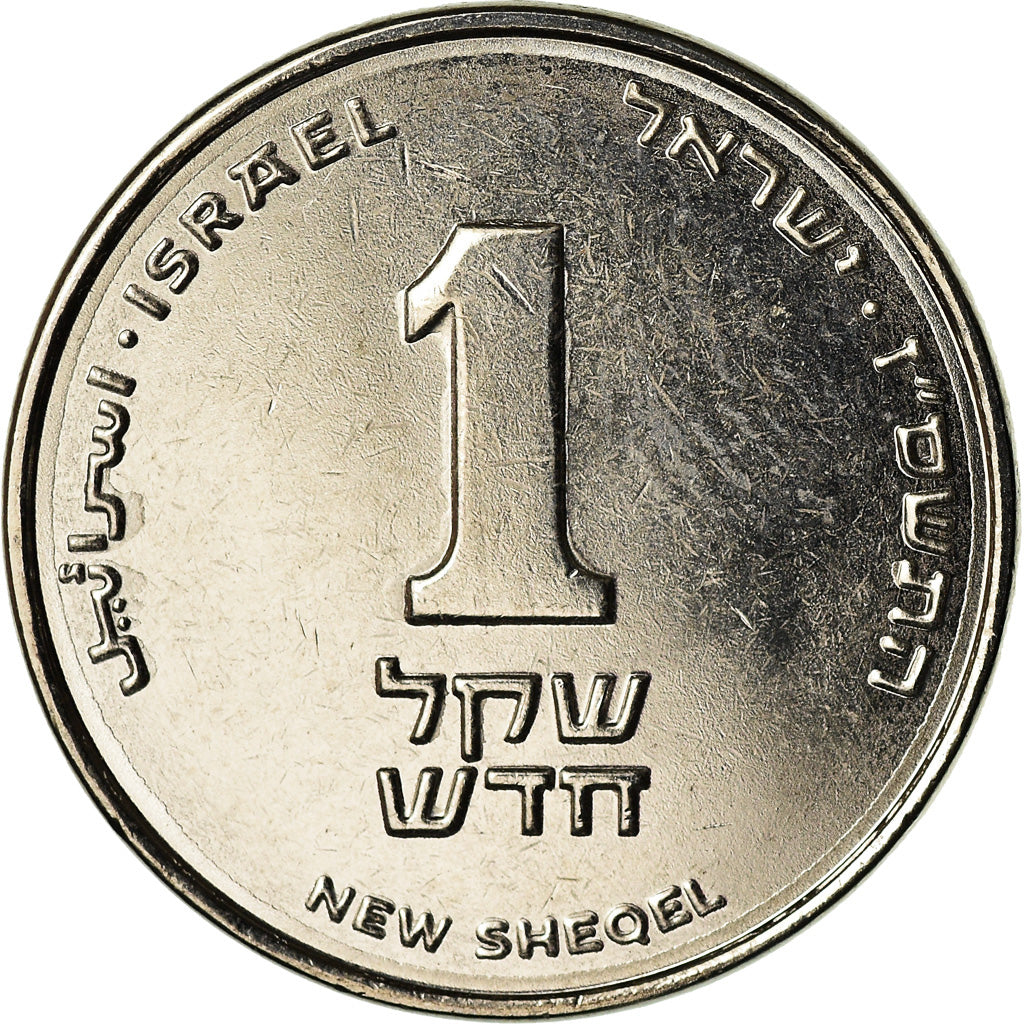 Münze, Israel, New Sheqel, 2007, UNZ, Nickel plated steel, KM:160a
