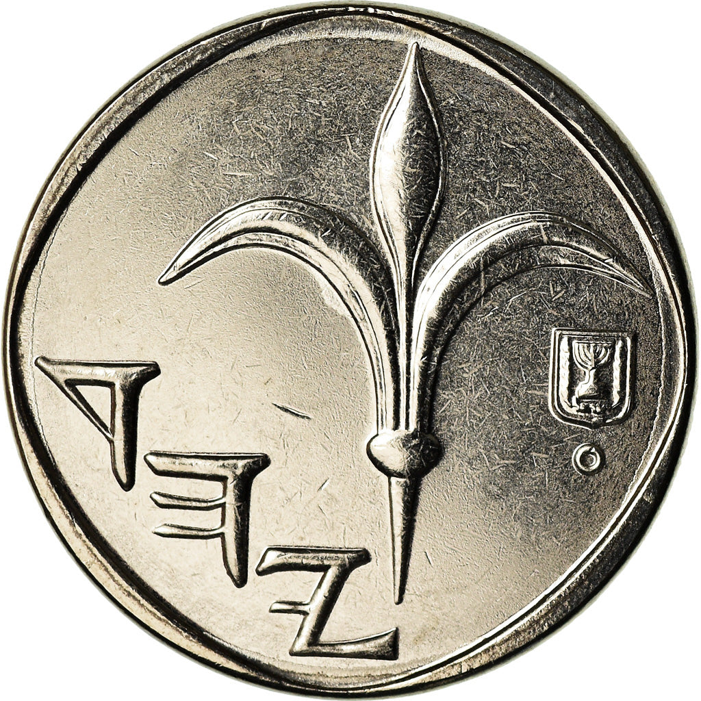 Munten, Israël, New Sheqel, 2007, UNC, Nickel plated steel, KM:160a