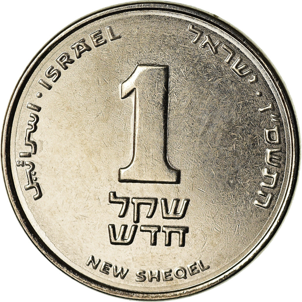 Munten, Israël, New Sheqel, 2007, UNC, Nickel plated steel, KM:160a