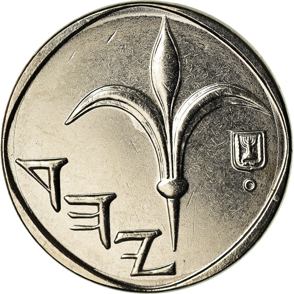 Coin, Israel, New Sheqel, 2007, MS(60-62), Nickel plated steel, KM:160a