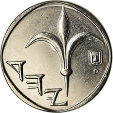 Coin, Israel, New Sheqel, 2007, MS(60-62), Nickel plated steel, KM:160a
