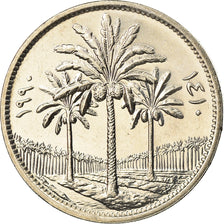 Moneta, Iraq, 50 Fils, 1990, SPL+, Rame-nichel, KM:128