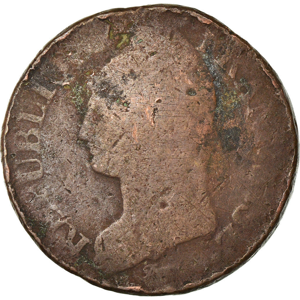Coin, France, Dupré, 5 Centimes, AN 5, Paris, VG(8-10), Bronze, KM:640.1