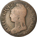 Moneta, Francia, Dupré, 5 Centimes, AN 5, Paris, MB, Bronzo, KM:640.1