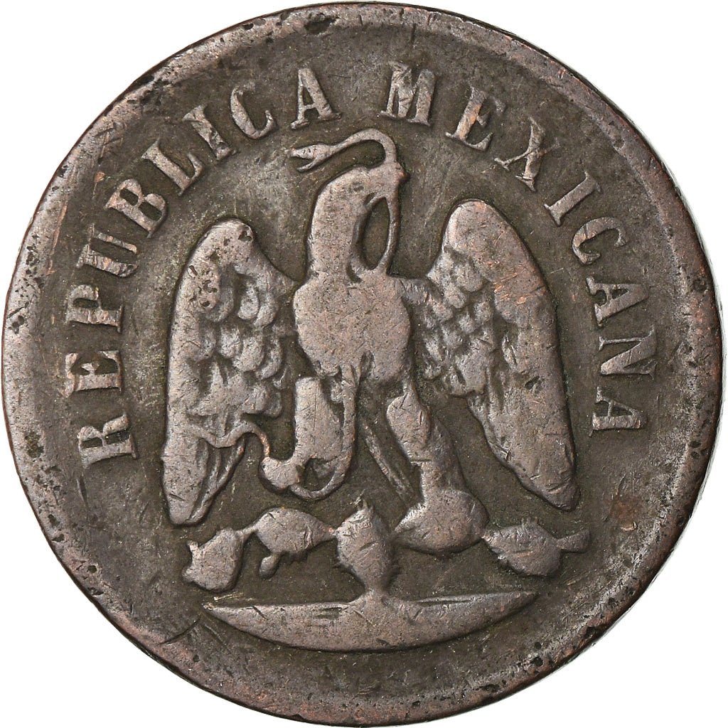 Coin, Mexico, Centavo, 1890, Mexico City, VF(30-35), Copper, KM:391.6
