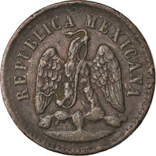 Moneda, México, Centavo, 1889, Mexico City, MBC, Cobre, KM:391.6