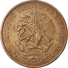 Coin, Mexico, 20 Centavos, 1966, Mexico City, AU(55-58), Bronze, KM:440