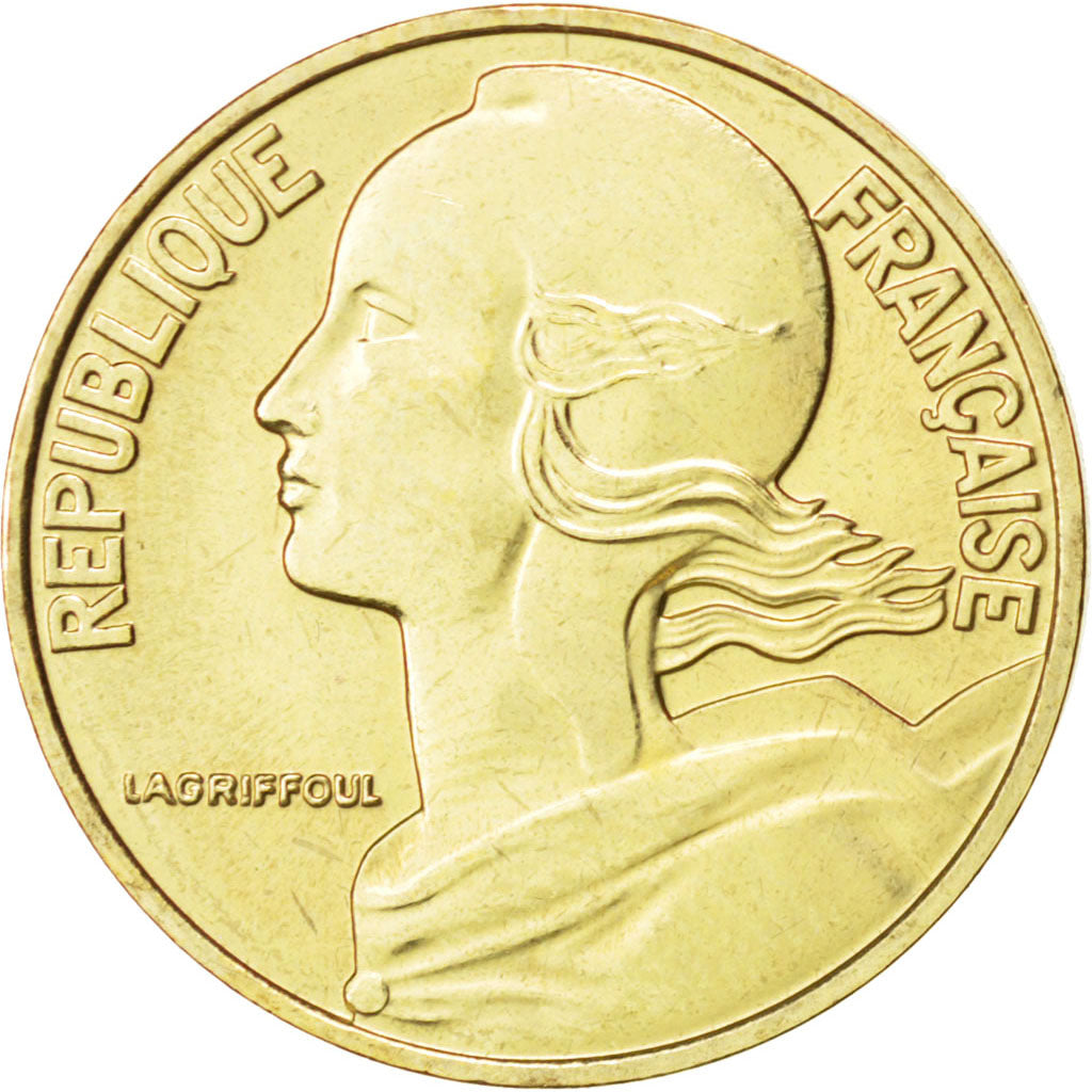 FRANCE, Marianne, 10 Centimes, 2001, Paris, KM #929, AU(55-58),...