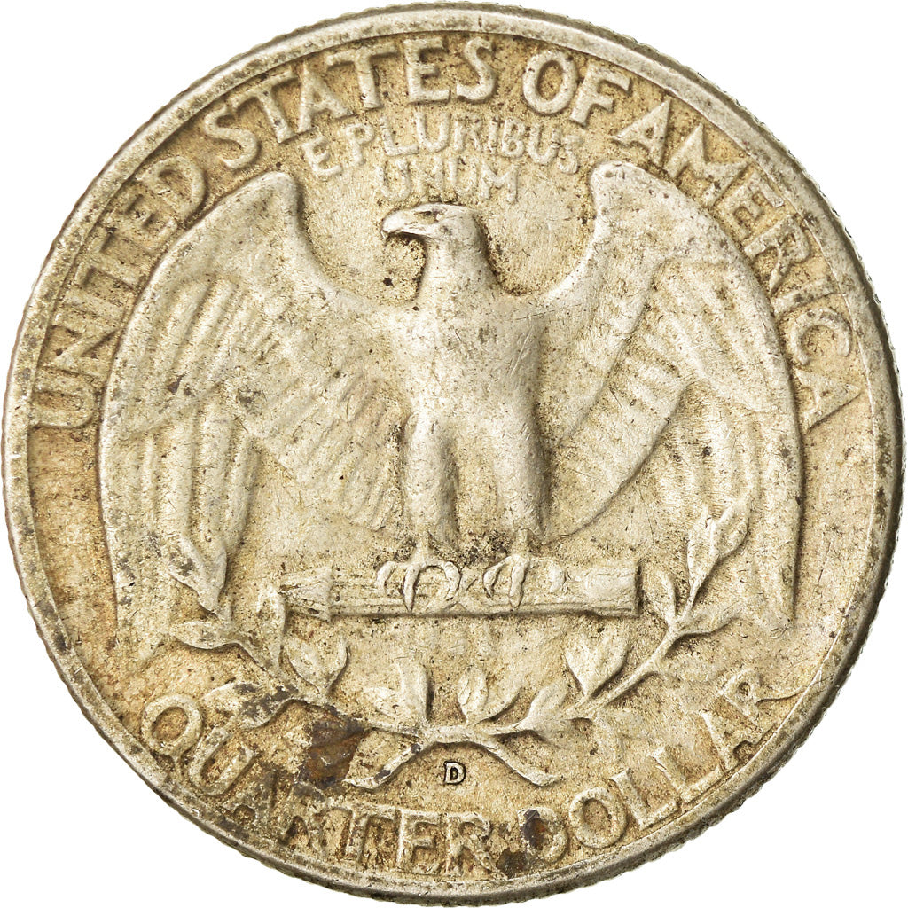 Moneta, Stati Uniti, Washington Quarter, Quarter, 1945, U.S. Mint, Denver, BB+
