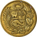 Moneta, Perù, 1/2 Sol, 1951, Lima, MB+, Ottone, KM:220.5
