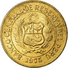 Moneta, Perù, 1/2 Sol, 1975, Lima, SPL-, Ottone, KM:260
