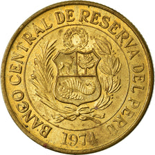 Moneta, Perù, Sol, 1974, BB+, Ottone, KM:248