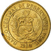 Coin, Peru, 10 Soles, 1980, Lima, AU(55-58), Brass, KM:272.2