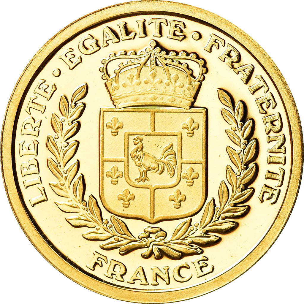 Frankreich, Medal, French Fifth Republic, Politics, Society, War, STGL, Gold