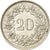 Moneta, Svizzera, 20 Rappen, 1963, Bern, BB+, Rame-nichel, KM:29a