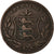 Munten, Guernsey, 8 Doubles, 1903, Heaton, Birmingham, FR+, Bronze, KM:7