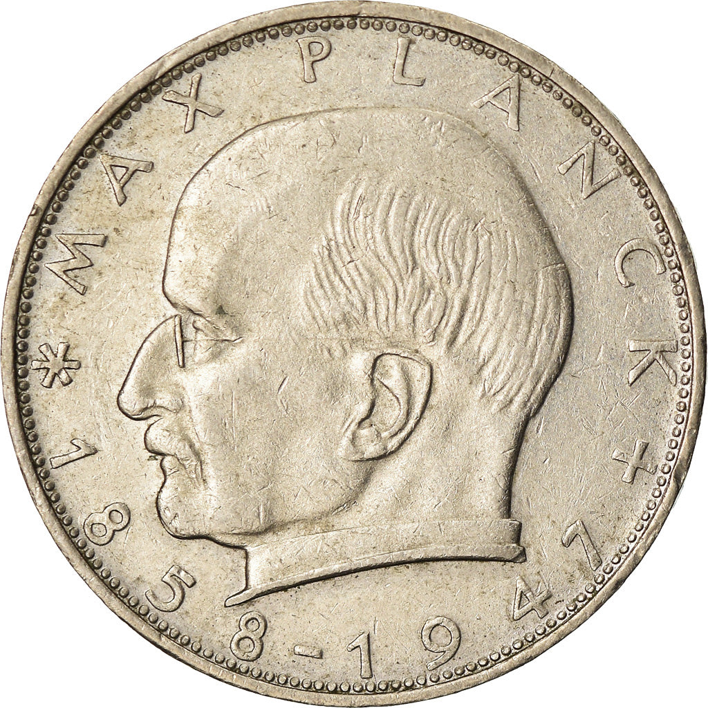 Coin, GERMANY - FEDERAL REPUBLIC, 2 Mark, 1963, Stuttgart, AU(50-53)