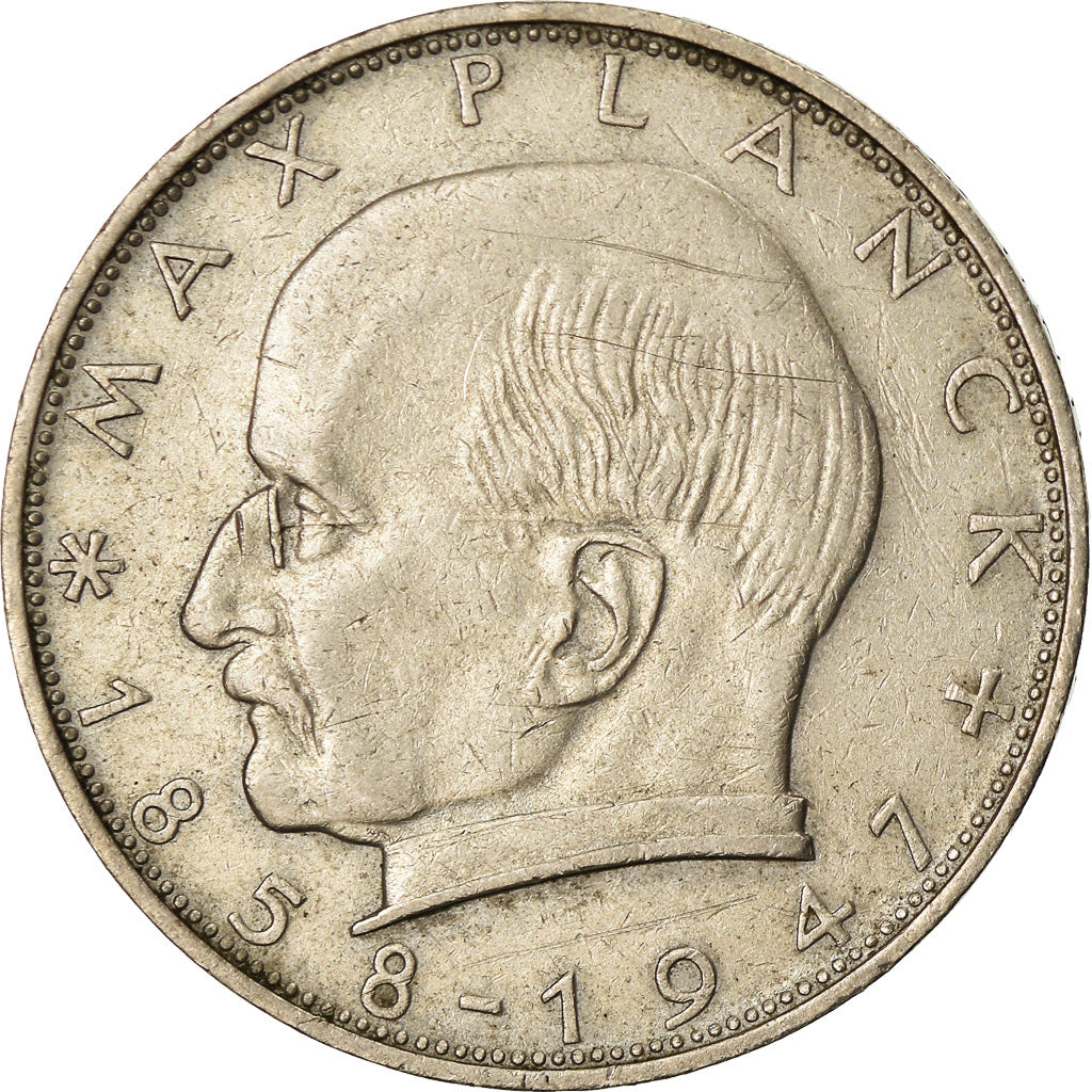 Coin, GERMANY - FEDERAL REPUBLIC, 2 Mark, 1958, Stuttgart, AU(50-53)