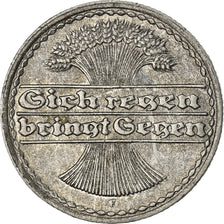 Moneta, GERMANIA, REPUBBLICA DI WEIMAR, 50 Pfennig, 1922, Stuttgart, SPL-