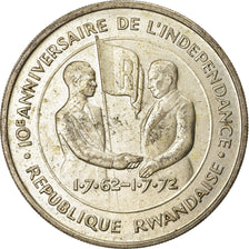 Moneta, Ruanda, 200 Francs, 1972, BB+, Argento, KM:11