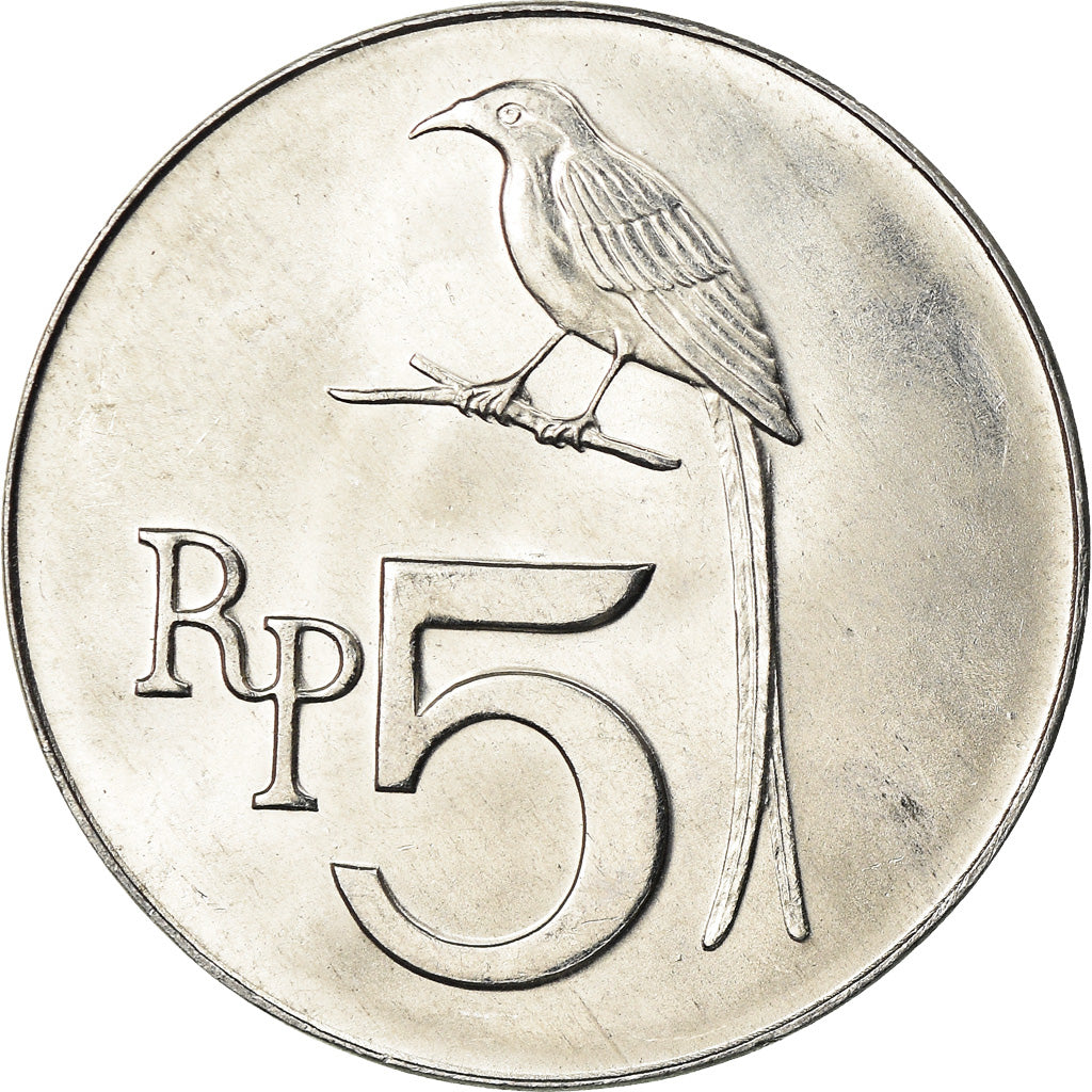 Munten, Indonesië, 5 Rupiah, 1970, UNC, Aluminium, KM:22