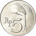 Moneta, Indonesia, 5 Rupiah, 1970, SPL+, Alluminio, KM:22