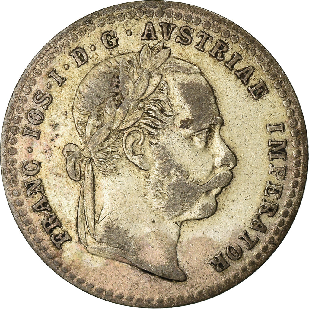 Coin, Austria, Franz Joseph I, 10 Kreuzer, 1872, VF(30-35), Silver, KM:2206